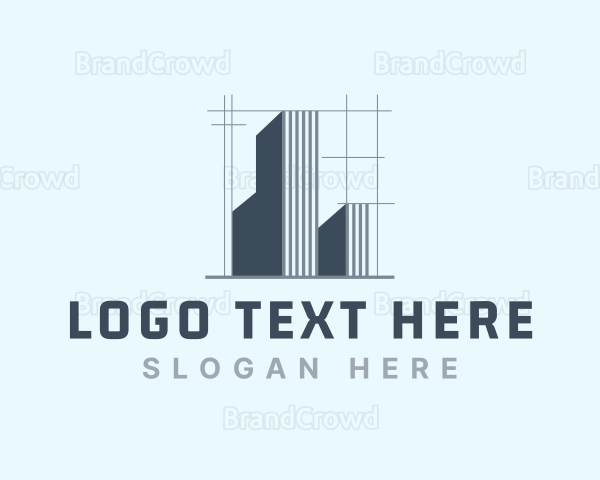 Minimalist Building Construction Logo