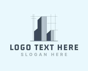 Building - Minimalist Building Construction logo design