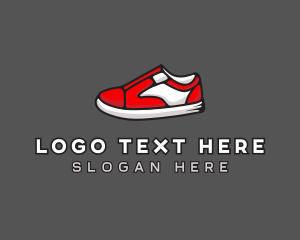 Rubber Shoes - Retail Fashion Shoes logo design