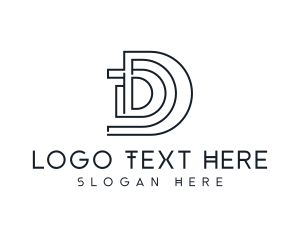 Letter De - Generic Business Letter D logo design