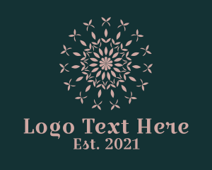 Boutique - Botanical Floral Wreath logo design