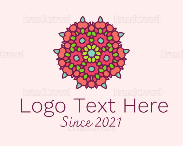 Spring Flower Bouquet Logo