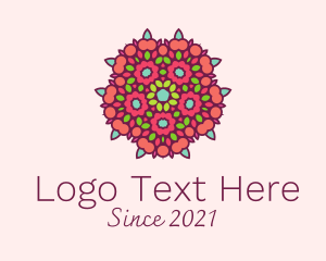 Centerpiece - Spring Flower Bouquet logo design