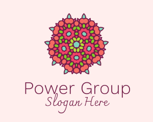 Spring Flower Bouquet Logo