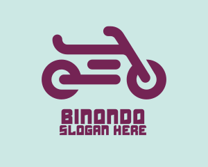 Modern Motorcycle Symbol logo design