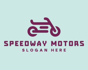 Modern Motorcycle Symbol logo design