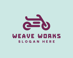 Modern Motorcycle Symbol logo design