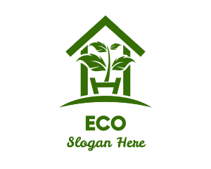 Farm - Greenhouse Plant Gardening logo design