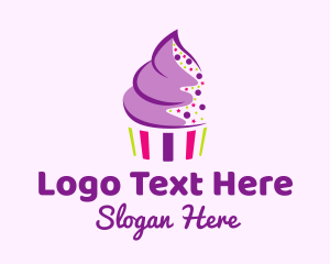 Confectionery - Muffin Cake Sprinkle logo design