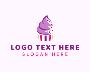 Muffin Cake Sprinkle  Logo