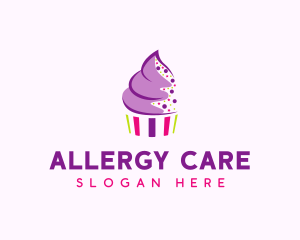 Muffin Cake Sprinkle  logo design