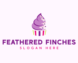 Muffin Cake Sprinkle  logo design