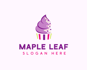 Muffin Cake Sprinkle  logo design