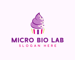 Muffin Cake Sprinkle  logo design