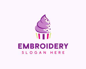 Muffin Cake Sprinkle  logo design