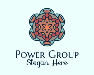 Flower Art Decoration  Logo