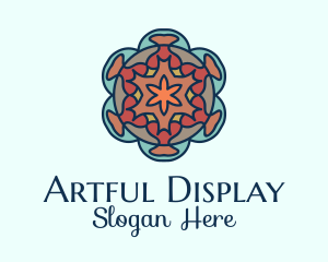 Flower Art Decoration  logo design