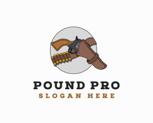 Revolver Gun Holster Logo