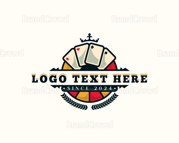 Casino Card Gambling Logo