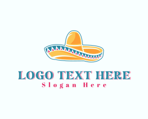 Hatter - Mexican Sombrero Hat logo design