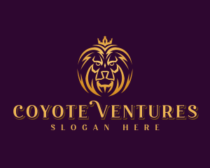 Professional Lion Crown logo design