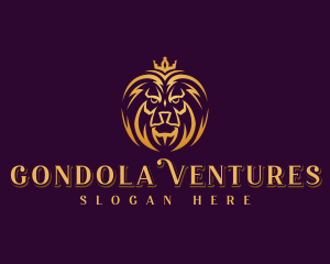 Professional Lion Crown logo design