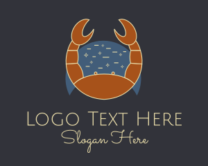 Star Sign - Cancer Zodiac Astrology logo design