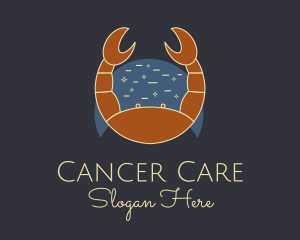 Cancer - Cancer Zodiac Astrology logo design