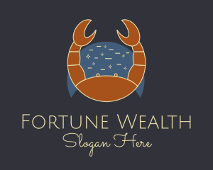 Fortune - Cancer Zodiac Astrology logo design