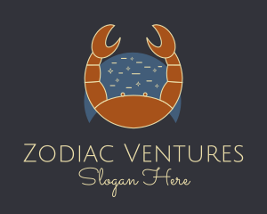 Zodiac - Cancer Zodiac Astrology logo design