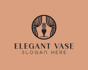 Vase - Vase Furniture Decor logo design