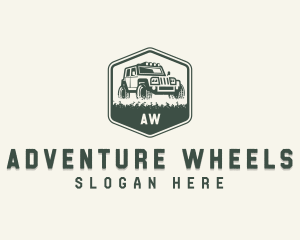 4wd Vehicle Transportation logo design