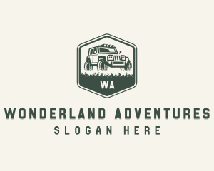 4wd Vehicle Transportation logo design