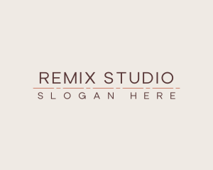 Minimalist Studio Boutique logo design