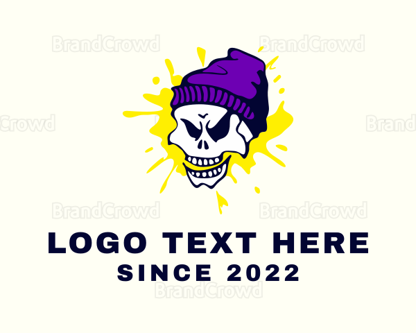 Rapper Streetwear Skull Logo