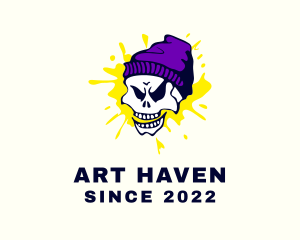 Rapper Streetwear Skull  logo design