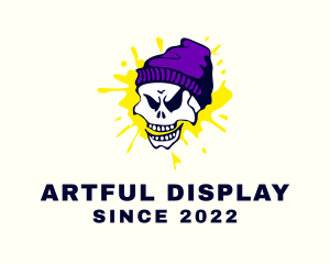 Rapper Streetwear Skull  logo design