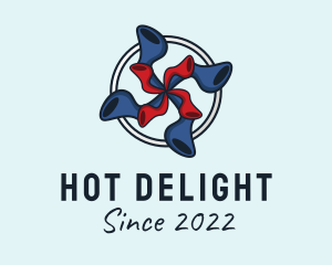 Hot Cold Propeller Fan logo design