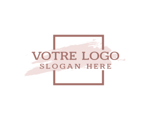 Feminine Serif Wordmark Logo