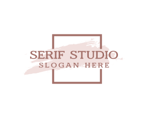 Serif - Feminine Serif Wordmark logo design