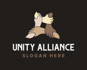 Coalition - Hands Equality Community logo design
