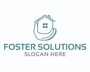 Foster - House Hand Care logo design