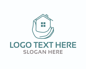 Care - House Hand Care logo design