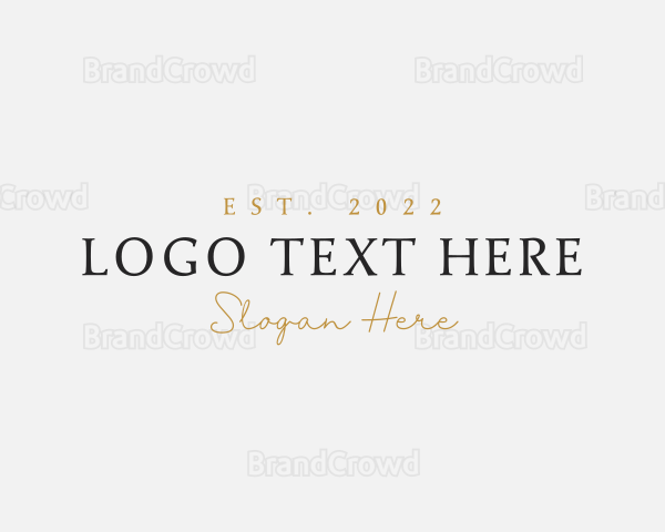 Luxury Business Brand Logo