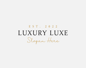 Luxury Business Brand logo design