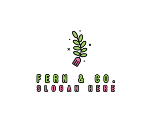 Organic Food Fork logo design