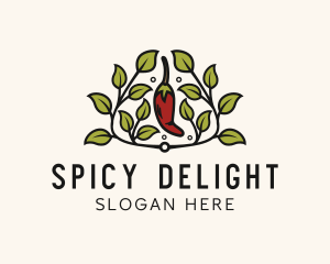 Spicy - Spicy Pepper Herb logo design