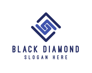 Spiral Diamond Business logo design