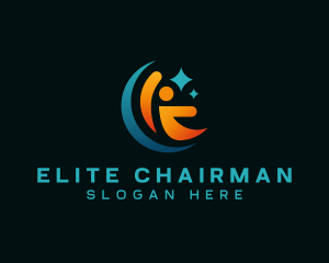 Chairman - People Coaching Leader logo design