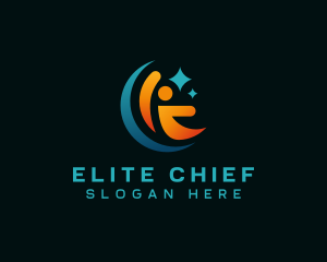 Chief - People Coaching Leader logo design